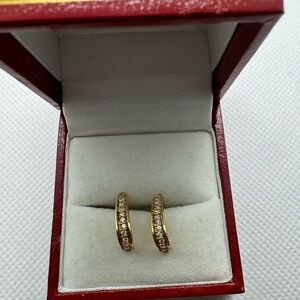 10k diamond earrings